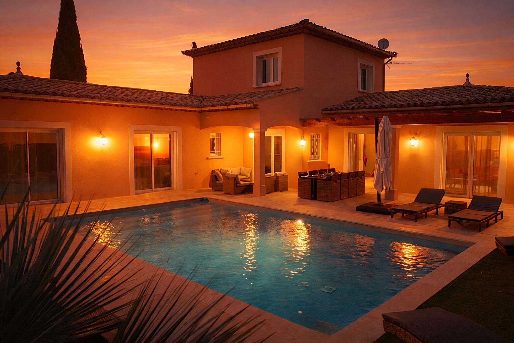 Villa Eclairage Nuit